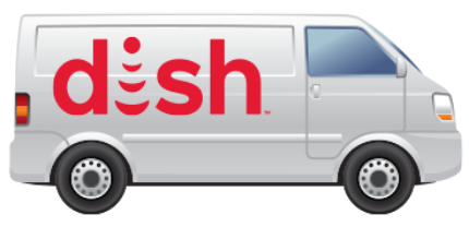 DISH Installation Van